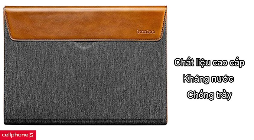 Chất liệu cao cấp, kháng nước, tương thích với Macbook Pro/Air 15.6 - 16 inch