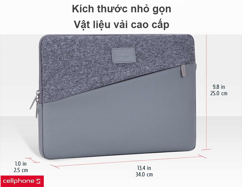 Kích thước nhỏ gọn, vật liệu cấu tạo cao cấp
