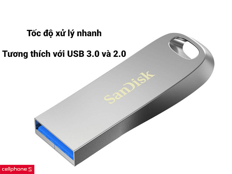 USB 3.1 Sandisk CZ74 Ultra Luxe 512GB