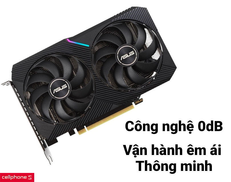 VGA Asus Dual GeForce RTX 3050 OC 8GB DUAL-RTX3050-O8G