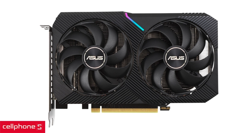 Card màn hình VGA Asus DUAL RTX 3050 8G tản nhiệt siêu nhanh