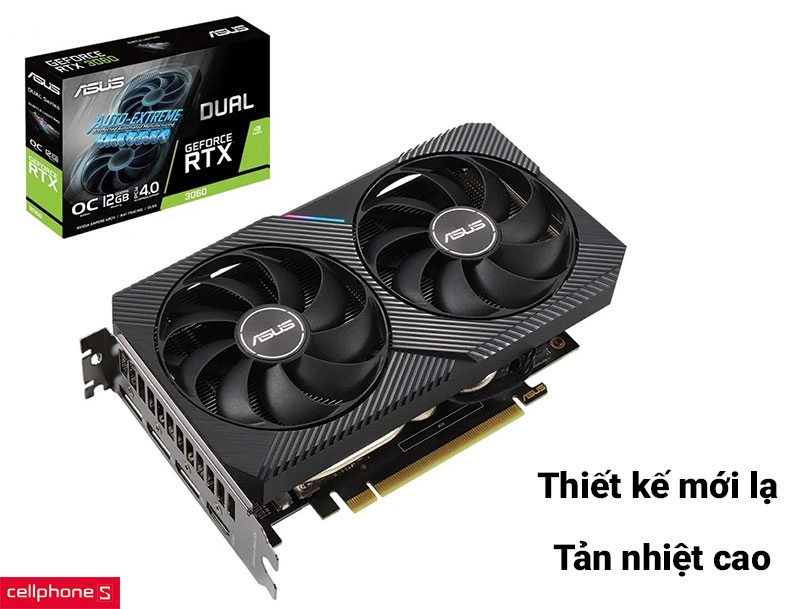 Card màn hình Asus DUAL RTX 3060 O12G V2