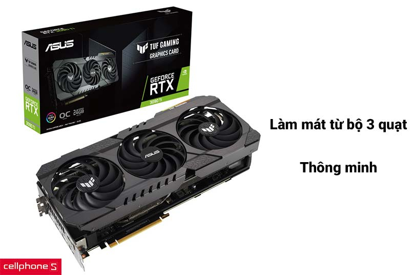 Card màn hình Asus TUF Gaming GeForce RTX 3090 Ti OC 24G - Đa tính năng nổi bật