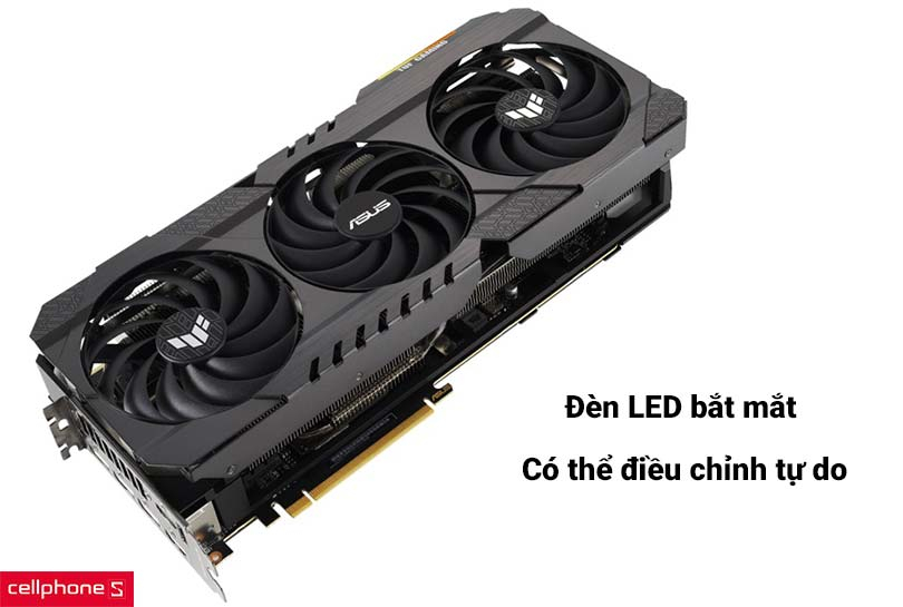 Hệ thống đèn LED bắt mắt và có thể điều chỉnh tự do