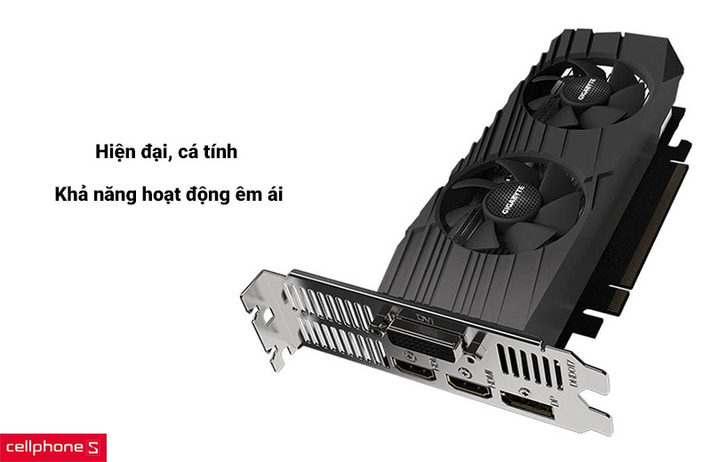 VGA Gigabyte Geforce GTX 1650 OC Low Profile 4G 2 Fan