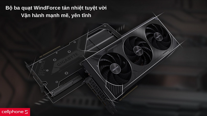 Card màn hình GIGABYTE GeForce RTX 3090 Ti GAMING 24G - Tuyệt tác đồ họa từ NVIDIA