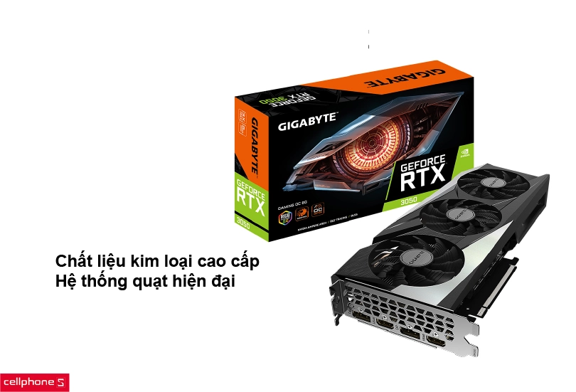 Card màn hình Gigabyte RTX 3050 Gaming OC 8G
