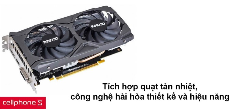 Tích hợp quạt tản nhiệt, công nghệ hài hòa thiết kế và hiệu năng