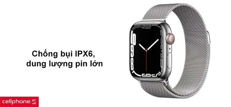 Chống bụi IPX6, dung lượng pin lớn