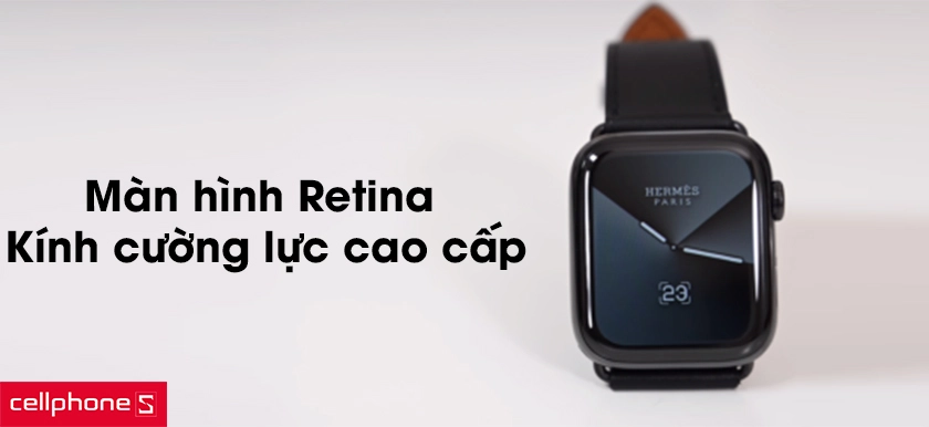 Màn hình Retina vuông vức, kính cường lực cao cấp