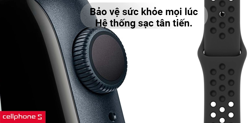 Bảo vệ sức khỏe của bạn mọi lúc, tích hợp hệ thống sạc tân tiến