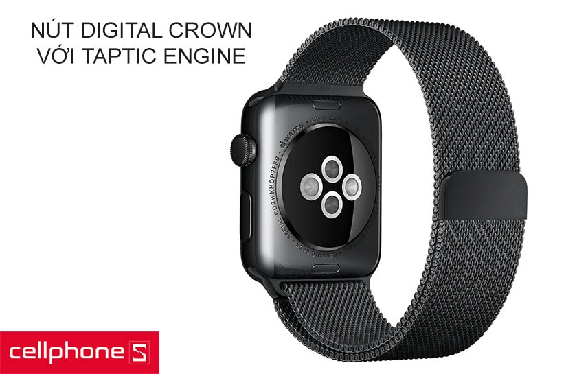 nút Digital Crown được vát cạnh