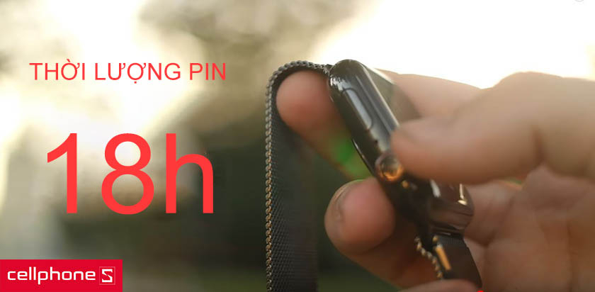 Thời lượng pin 18 tiếng dẻo dai