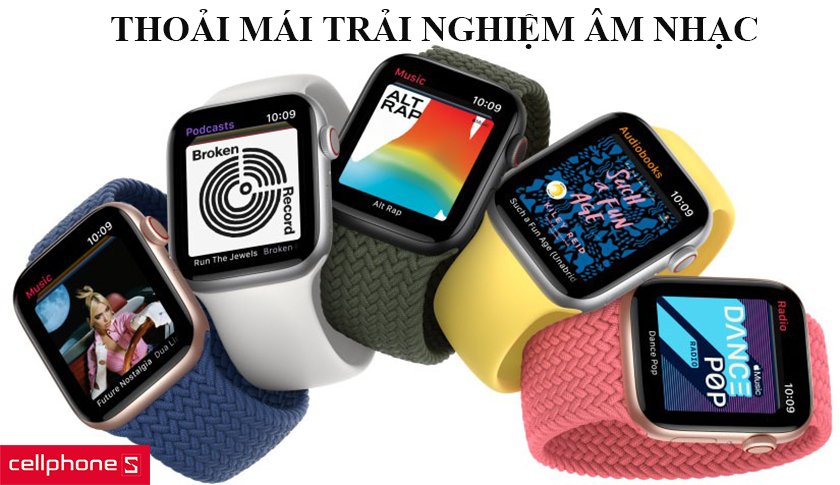 Hỗ trợ theo dõi tập luyện, đo nhịp tim