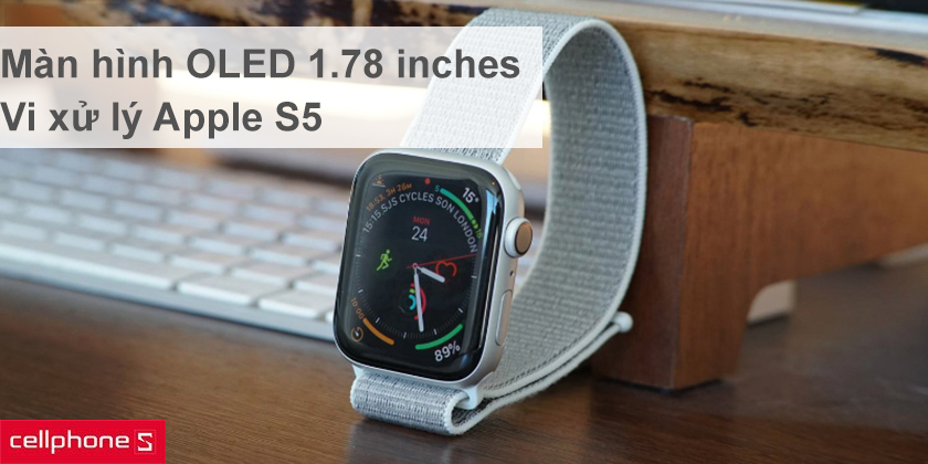 Màn hình OLED 1.78 kích thước lớn, vi xử lý Apple S5 cho hiệu năng mạnh mẽ