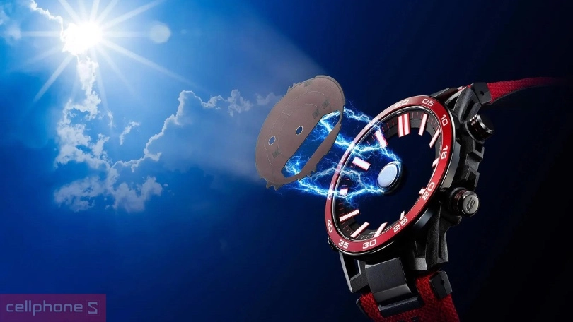 Các tính năng chính trên đồng hồ Casio: Bộ sạc năng lượng mặt trời