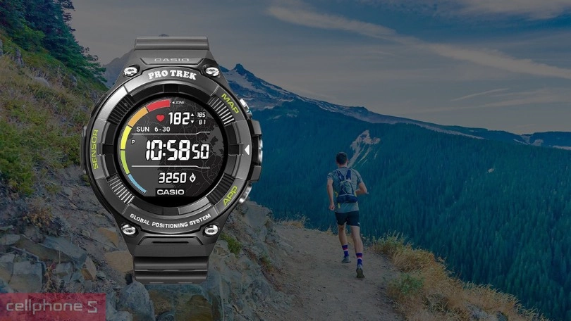 Cảm biến khí áp trên đồng hồ Casio