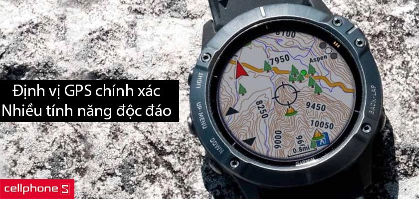 Định vị GPS chính xác, nhiều chế độ theo dõi sức khoẻ và luyện tập