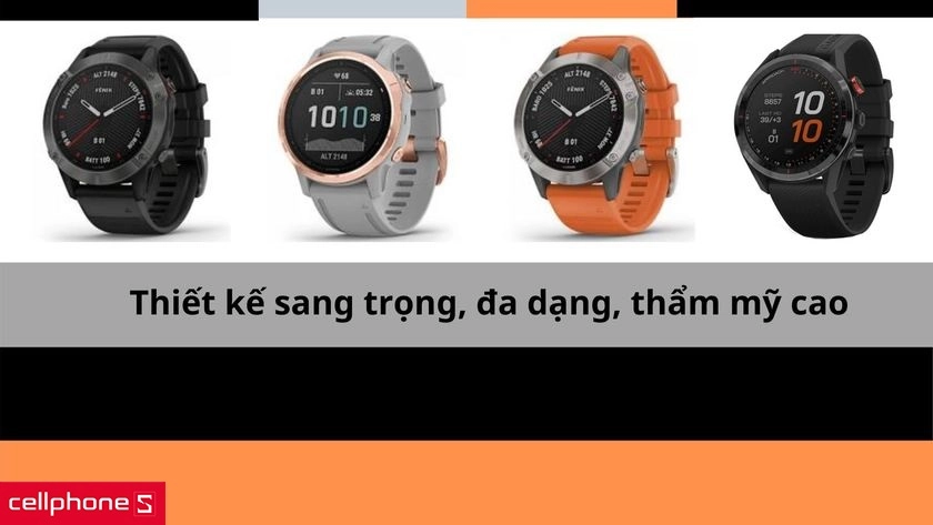 Đồng hồ Fenix thiết kế sang trọng, đa dạng, thẩm mỹ cao