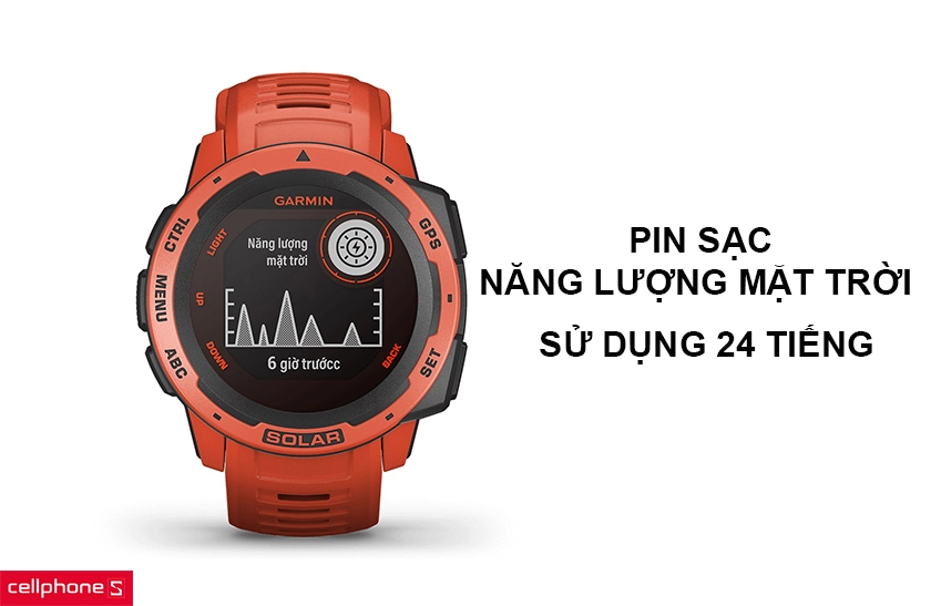 Pin sạc năng lượng mặt trời lên đến 24 tiếng