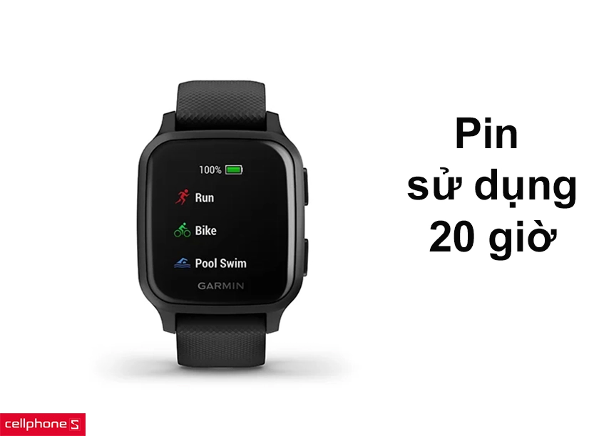 Pin sử dụng lên đến 20 giờ, hỗ trợ sạc nhanh