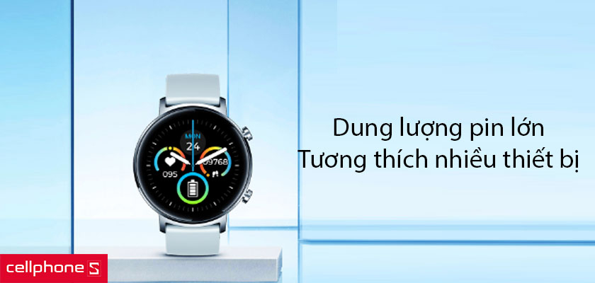 Dung lượng pin lớn, tương thích với nhiều hệ điều hành