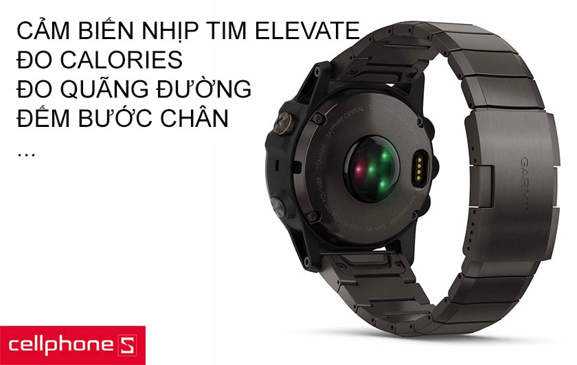 Công nghệ nhịp tim từ Elevate, theo dõi giấc ngủ, tính lượng calories, quãng đường di chuyển