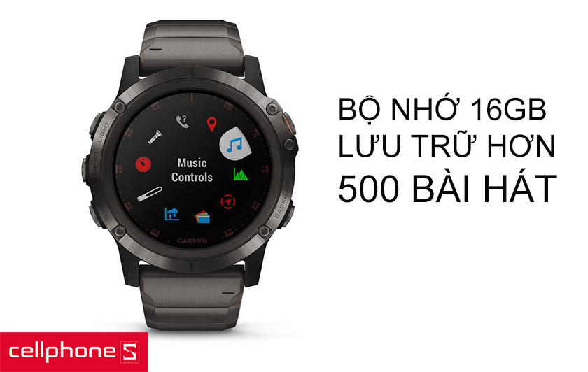 Khả năng lưu trữ rộng rãi, có thể lên đến 500 bài hát