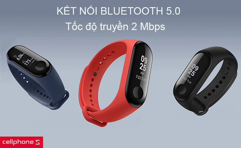 Hỗ trợ kết nối bluetooth 5.0 với tốc độ truyền 2 Mbps