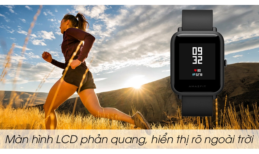 Màn hình 1.28 inch độ phân giải 176 x 176 pixels, tự động điều chỉnh ánh sáng