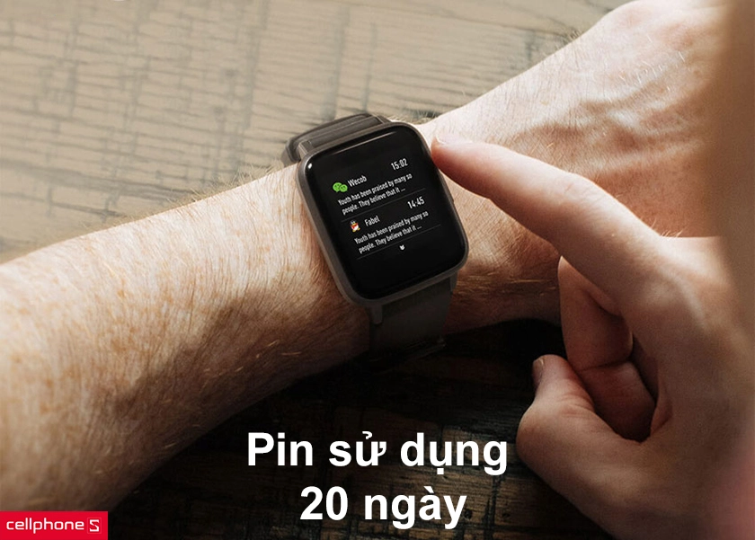 Pin dung lượng cao sử dụng 20 ngày liên tục