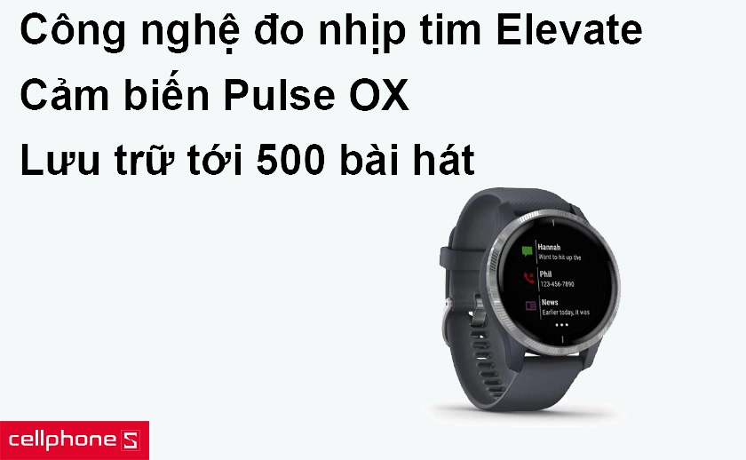 Theo dõi sức khỏe với mọi lúc mọi nơi với Garmin Venu