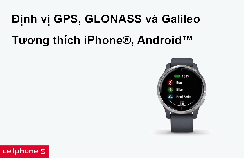 Thanh toán nhanh chóng với Garmin Pay, bộ nhớ cho khả năng lưu trữ 500 bài hát