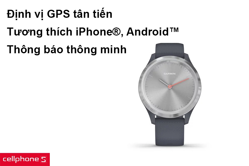 Định vị GPS tân tiến, tương thích iPhone®, Android™