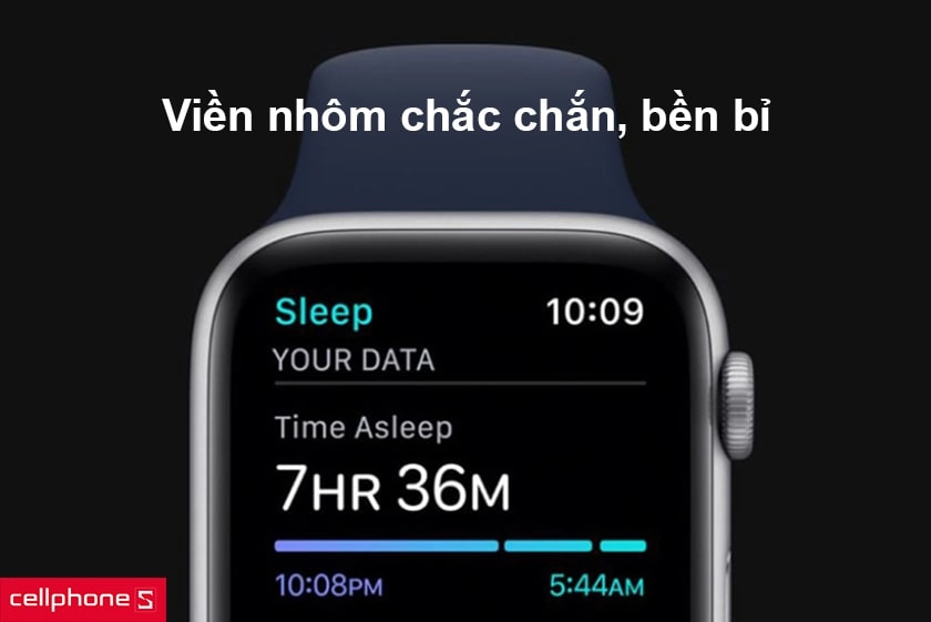 Dây đeo thay thế Apple Watch Series 5 viền nhôm dây cao su