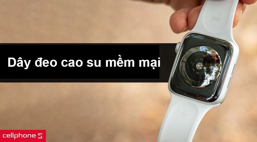 Dây đeo thay thế Apple Watch Series 5 viền nhôm dây cao su