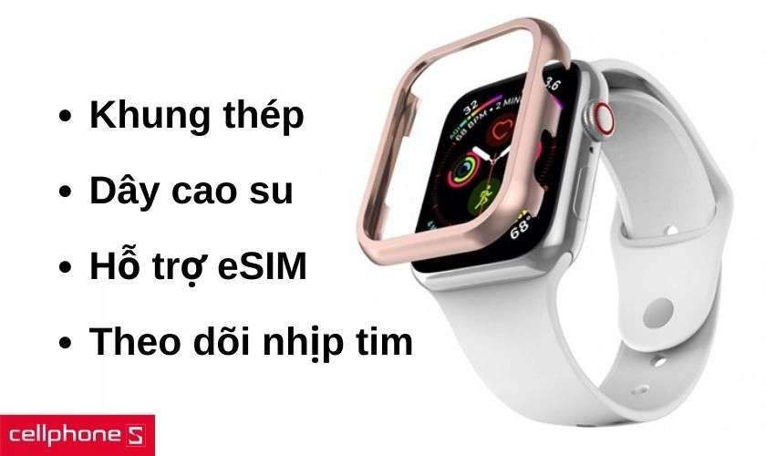 Thiết kế viền thép cứng cáp và dây đeo cao su mềm mại, đàn hồi