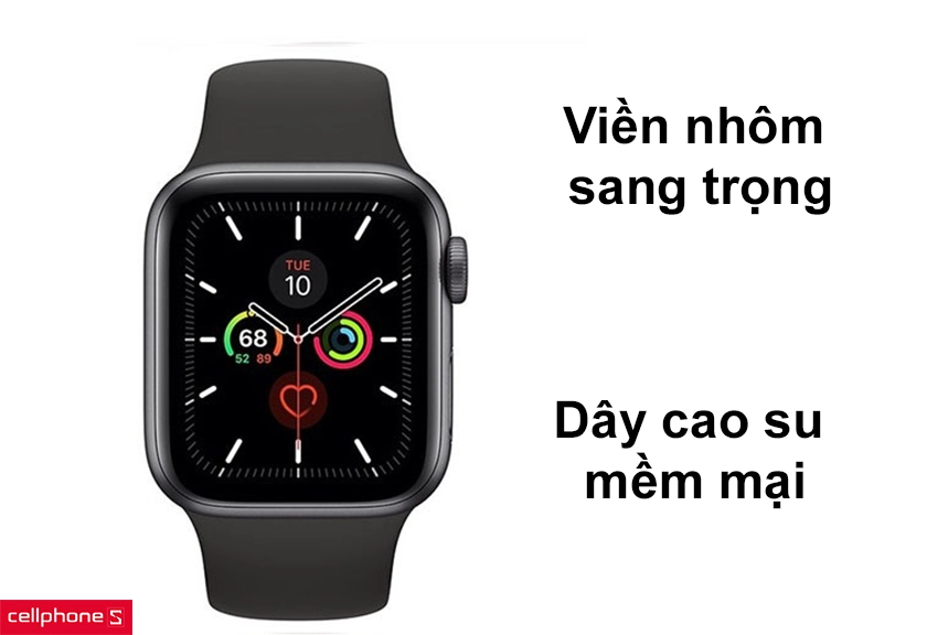 Viền nhôm sang trọng, nhiều kích thước, dây cao su mềm mại