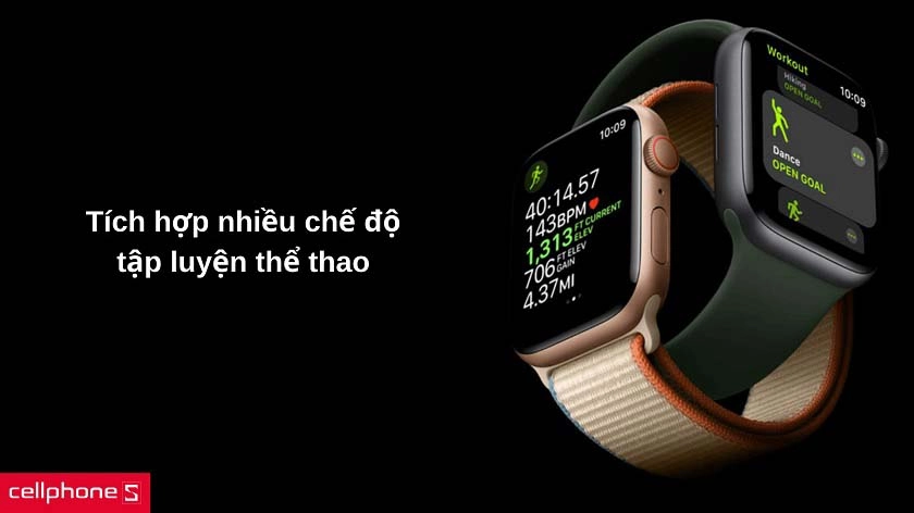 Đo chỉ số ôxy trong máu, đo ECG và nhiều chế độ sức khỏe bên trong