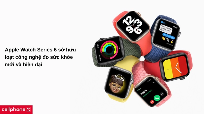 Giới thiệu sản phẩm Apple Watch Series 6 cũ