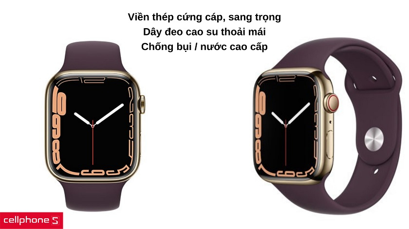 Thiết kế viền thép cứng cáp với dây cao su êm nhẹ