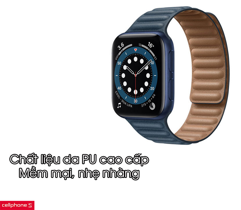 Dây đeo Apple Watch Apple Leather Link S/M 38 - 40mm
