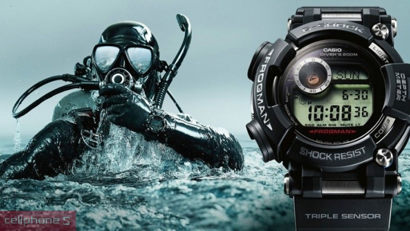 Đánh giá đồng hồ G-shock vè chống nước