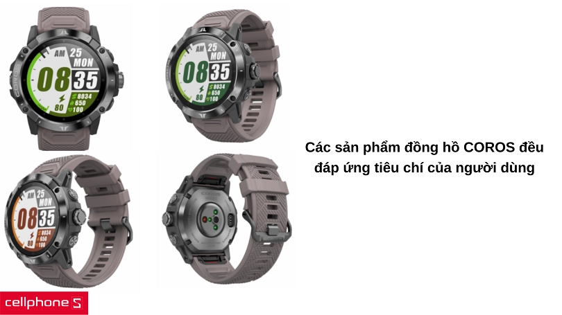 Tiêu chí chọn mua smartwatch COROS