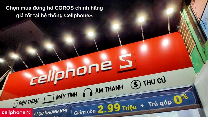 Mua đồng hồ thông minh COROS chính hãng, giá rẻ tại hệ thống CellphoneS