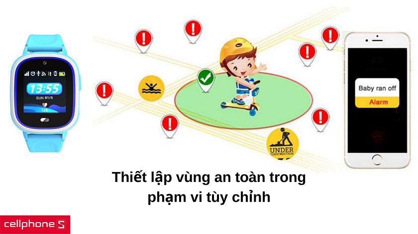Thiết lập vùng an toàn & cài đặt báo thức cho bé ngay trên KidPlus 31