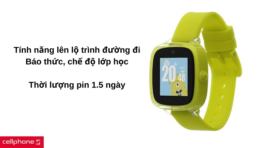 Lên lộ trình sẵn, chế độ lớp học, báo thức và nhiều tính năng hữu ích khác