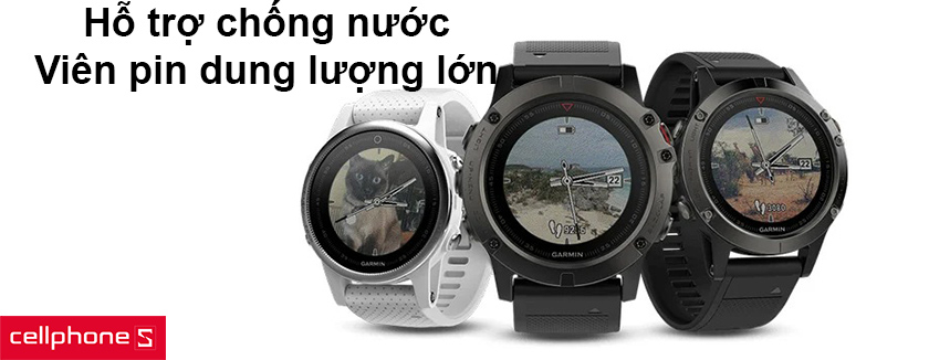 Hỗ trợ chống nước cùng viên pin dung lượng lớn