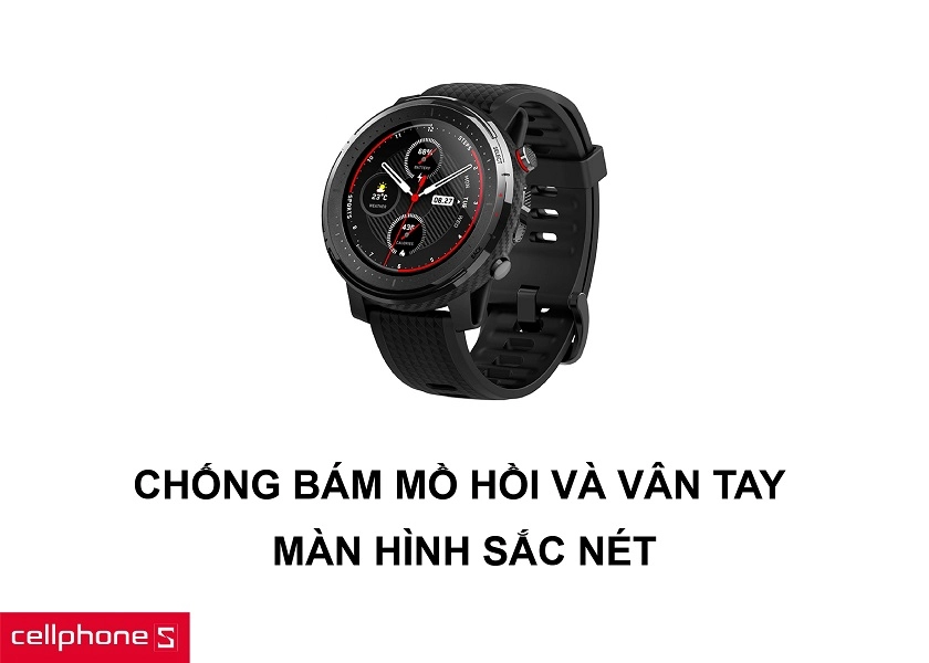 Công nghệ cảm ứng chống bám vân tay cùng với màn hình cực kỳ sắc nét, tinh tế