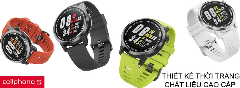 Thiết kế thời trang, chất liệu cao cấp với thao tác trên đồng hồ đơn giản và thông minh